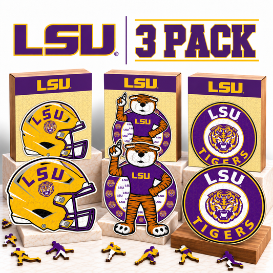 3 PACK LSU Tigers