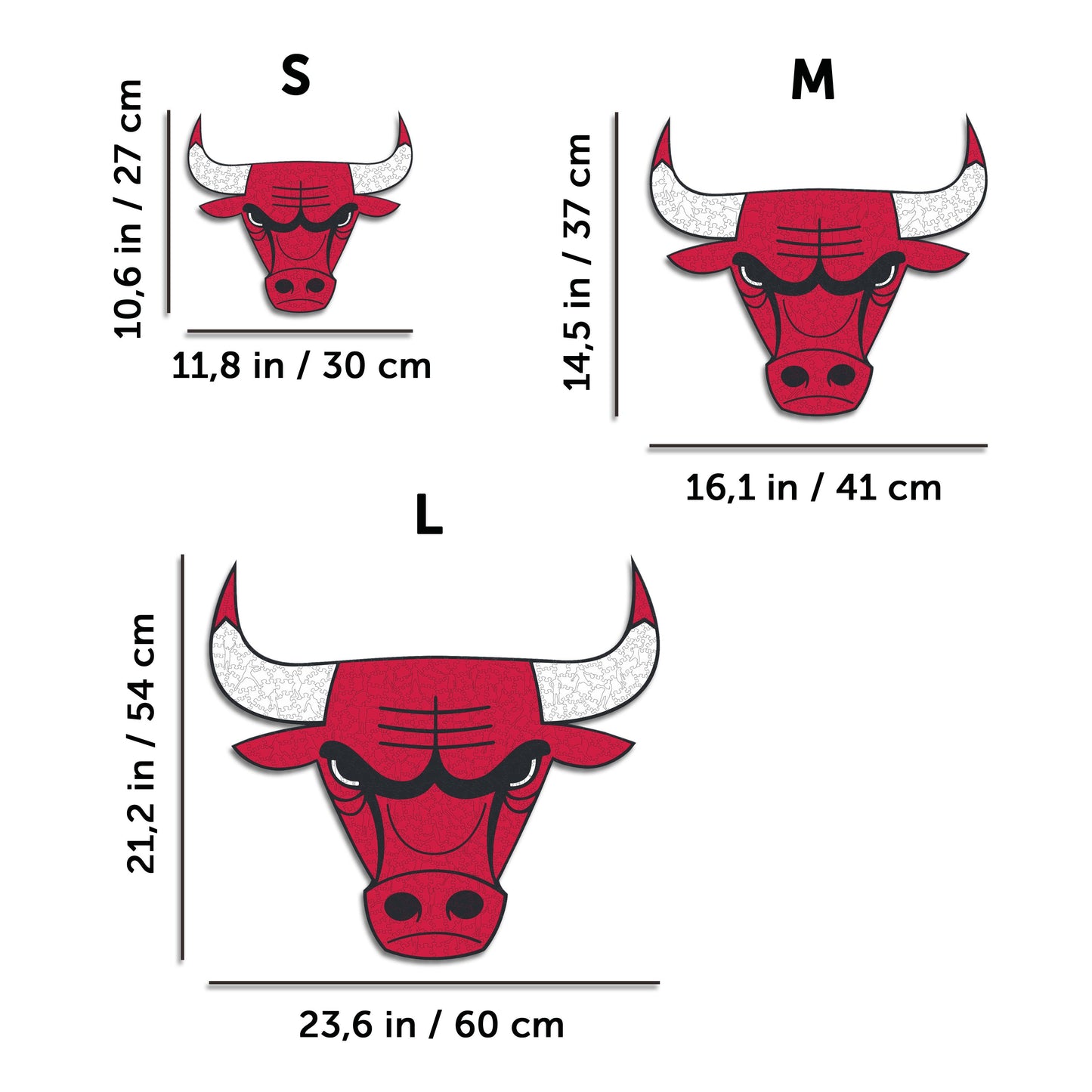 Chicago Bulls™ - Wooden Puzzle