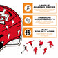 Kansas City Chiefs™ Helmet - Wooden Puzzle