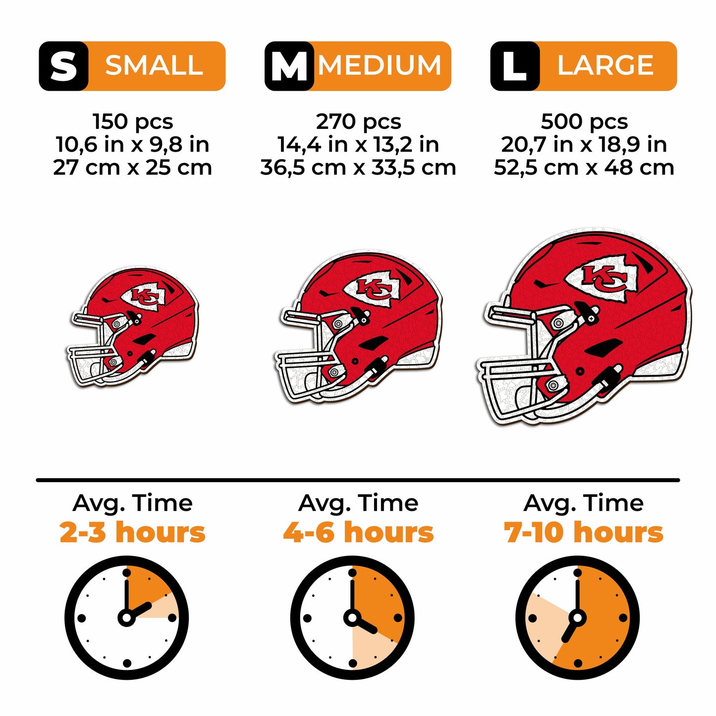 2 PACK Kansas City Chiefs™ Football - Helmet