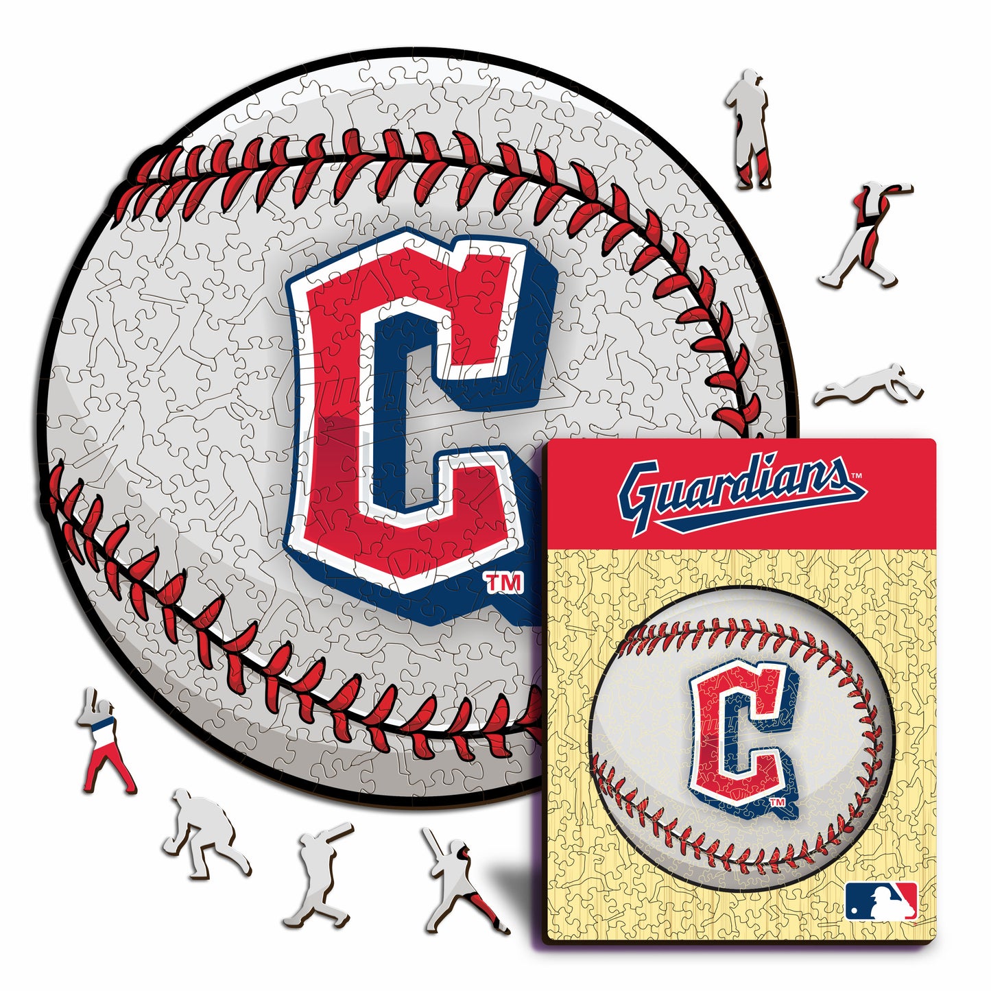 Cleveland Guardians™ - Quebra-cabeça de madeira 