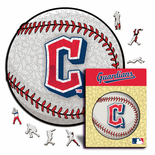 Cleveland Guardians™ - Quebra-cabeça de madeira 