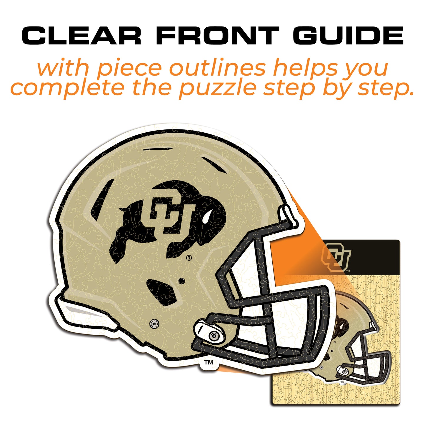 University of Colorado Helmet - Wooden Puzzle