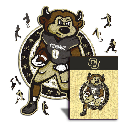 Colorado Buffaloes Mascot Wooden Puzzle