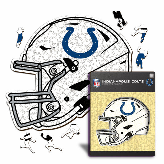 Capacete Indianapolis Colts™ - Quebra-cabeça de madeira 