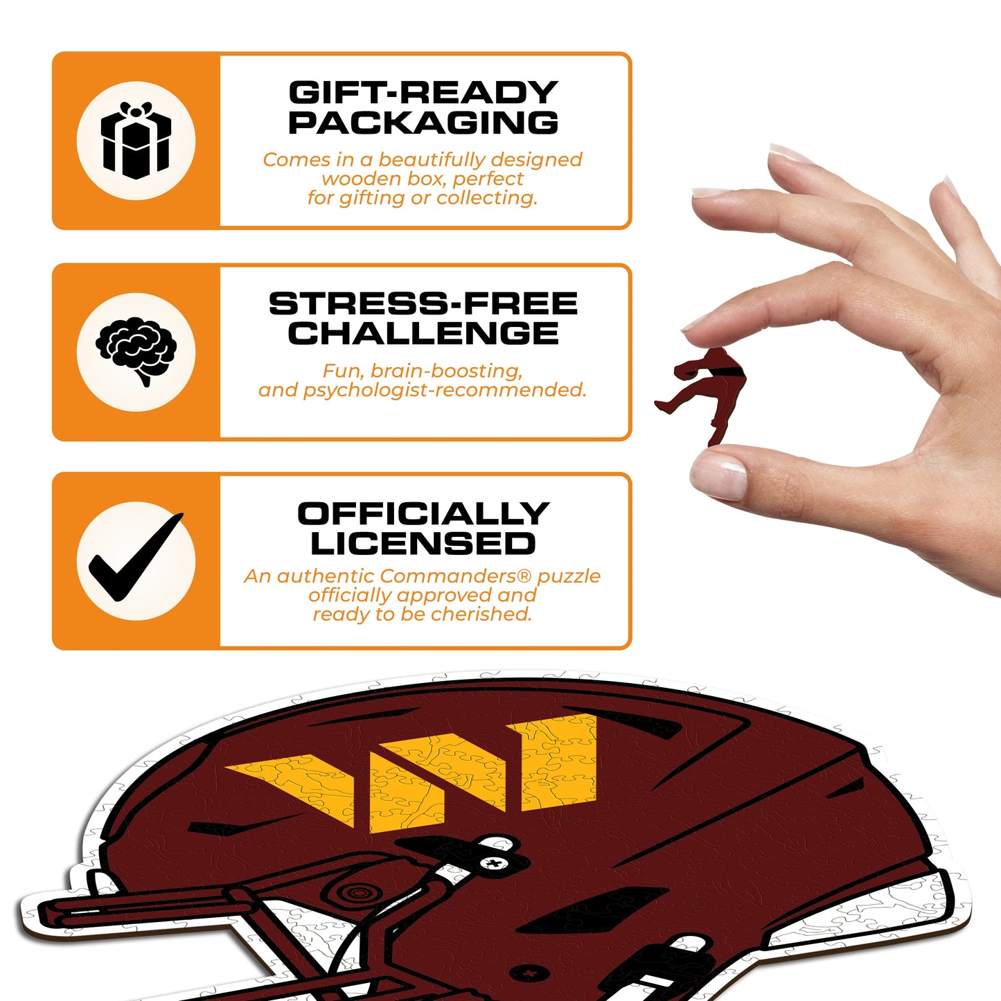 2 PACK Washington Commanders™ Football - Helmet