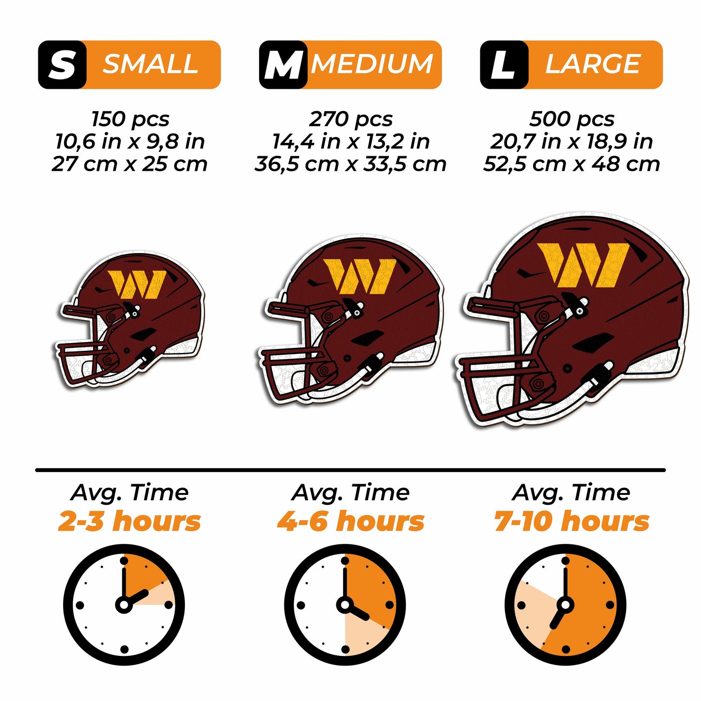 2 PACK Washington Commanders™ Football - Helmet