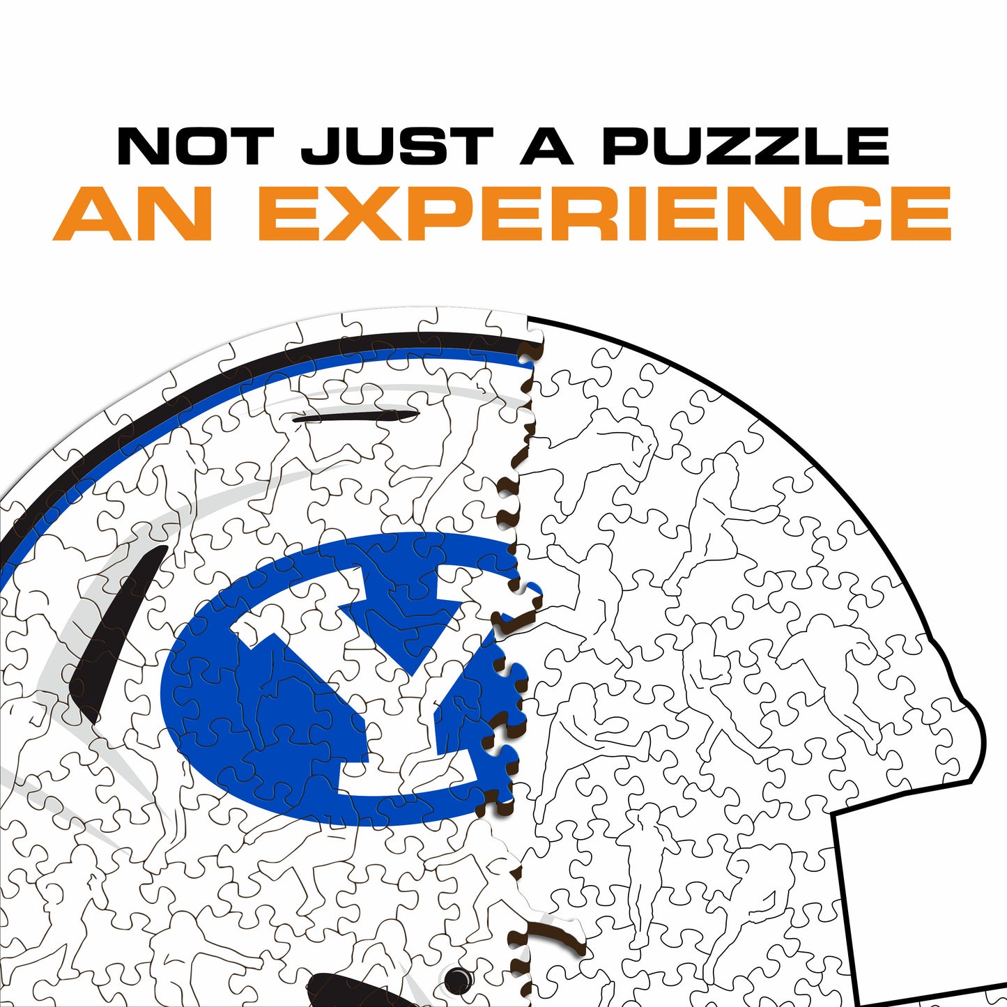 Brigham Young University Helmet - Wooden Puzzle