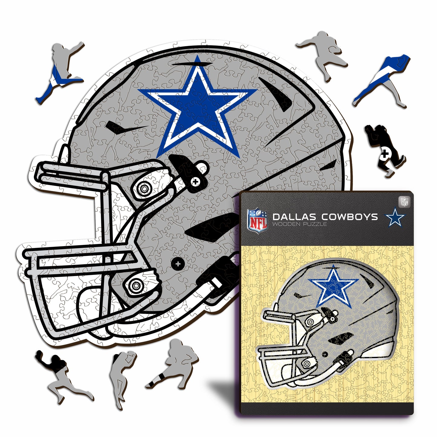Capacete Dallas Cowboys™ - Quebra-cabeça de madeira 