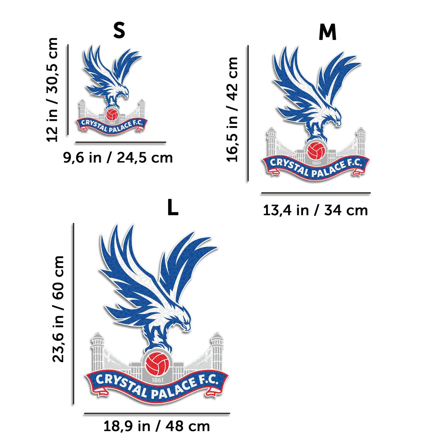 Crystal Palace FC® Logo - Wooden Puzzle