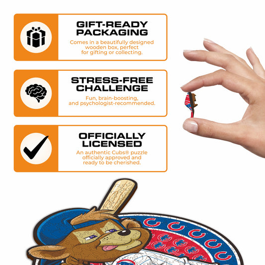 Chicago Cubs™ Mascot Wooden Puzzle
