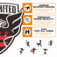 Logotipo do DC United® - Quebra-cabeça de madeira 