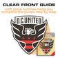 Logotipo do DC United® - Quebra-cabeça de madeira 