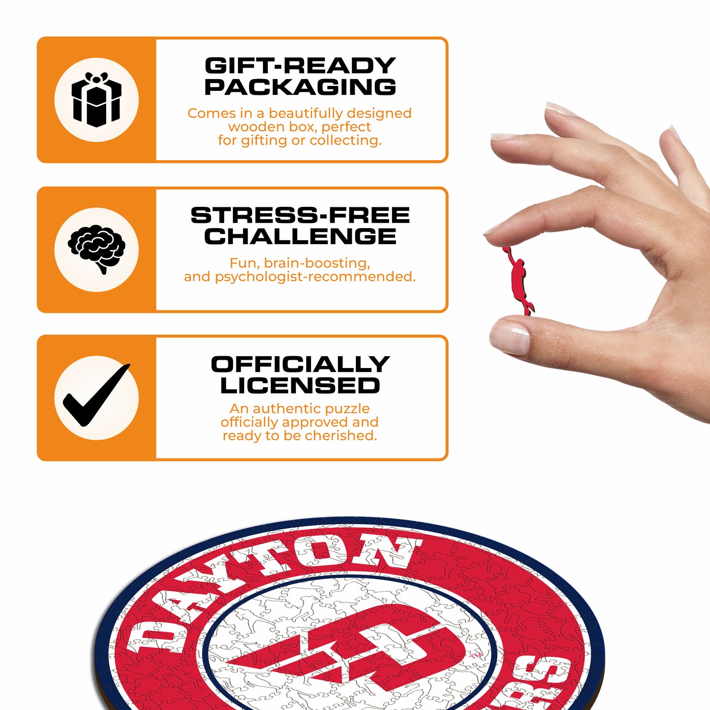 Dayton Flyers Logo Wooden Puzzle