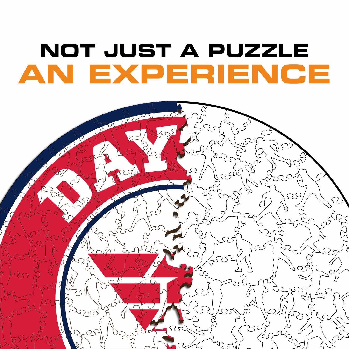 Dayton Flyers Logo Wooden Puzzle