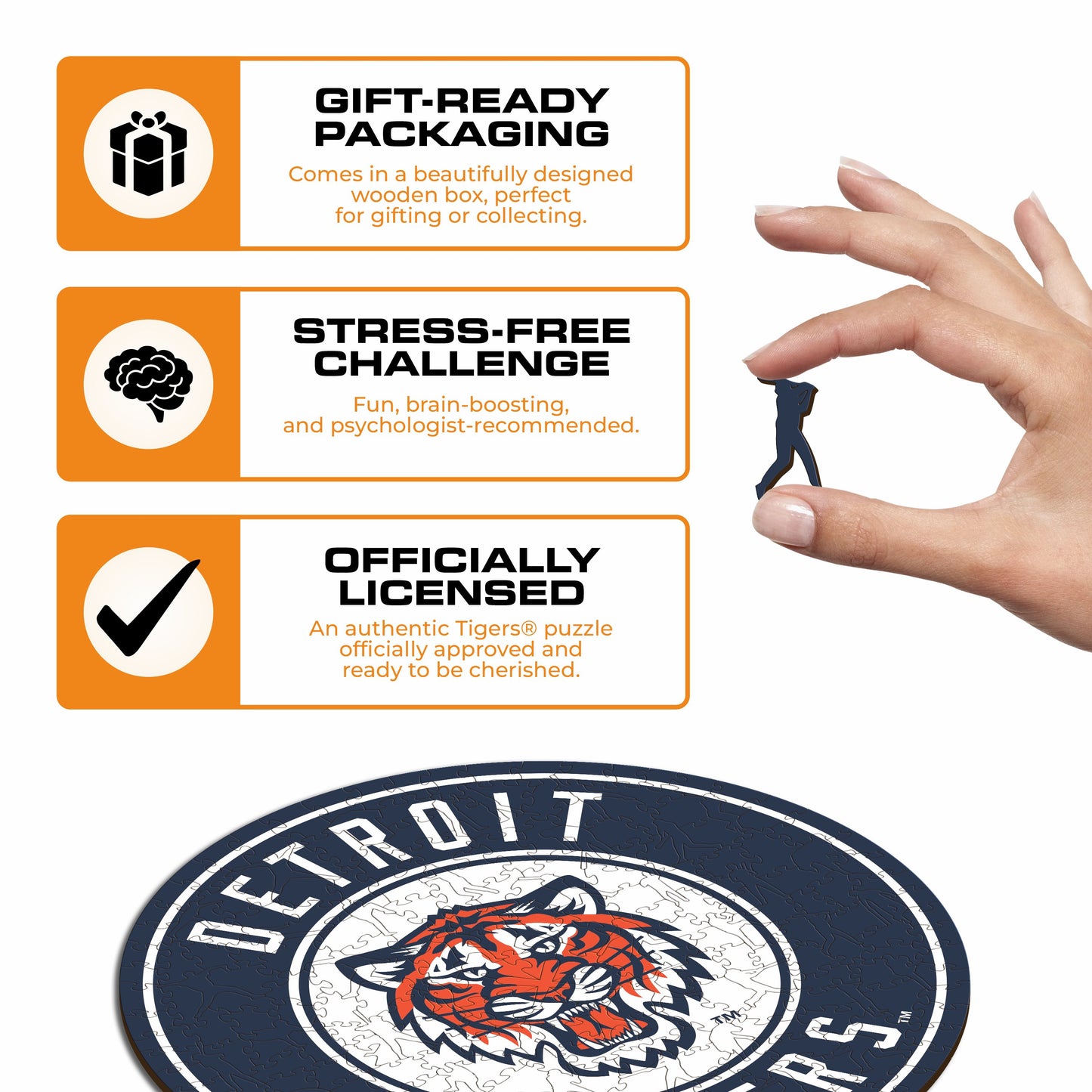 Detroit Tigers™ - Wooden Puzzle
