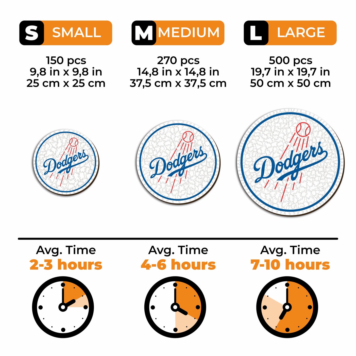 Los Angeles Dodgers™ - Wooden Puzzle