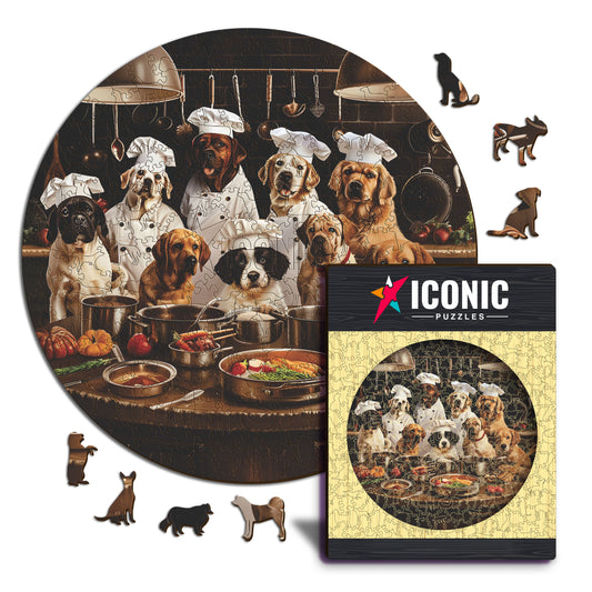 Chef Dogs - Wooden Puzzle