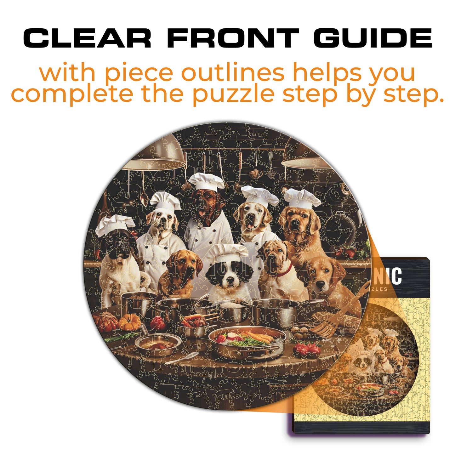 Chef Dogs - Wooden Puzzle