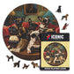 Dogs Playing Poker - Wooden Puzzle