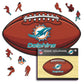 Miami Dolphins™ Futebol - Quebra-cabeça de madeira