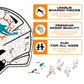 Capacete Miami Dolphins™ - Quebra-cabeça de madeira 