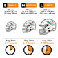 Capacete Miami Dolphins™ - Quebra-cabeça de madeira 