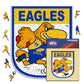 West Coast Eagles FC Retro Mascot - Wooden Puzzle
