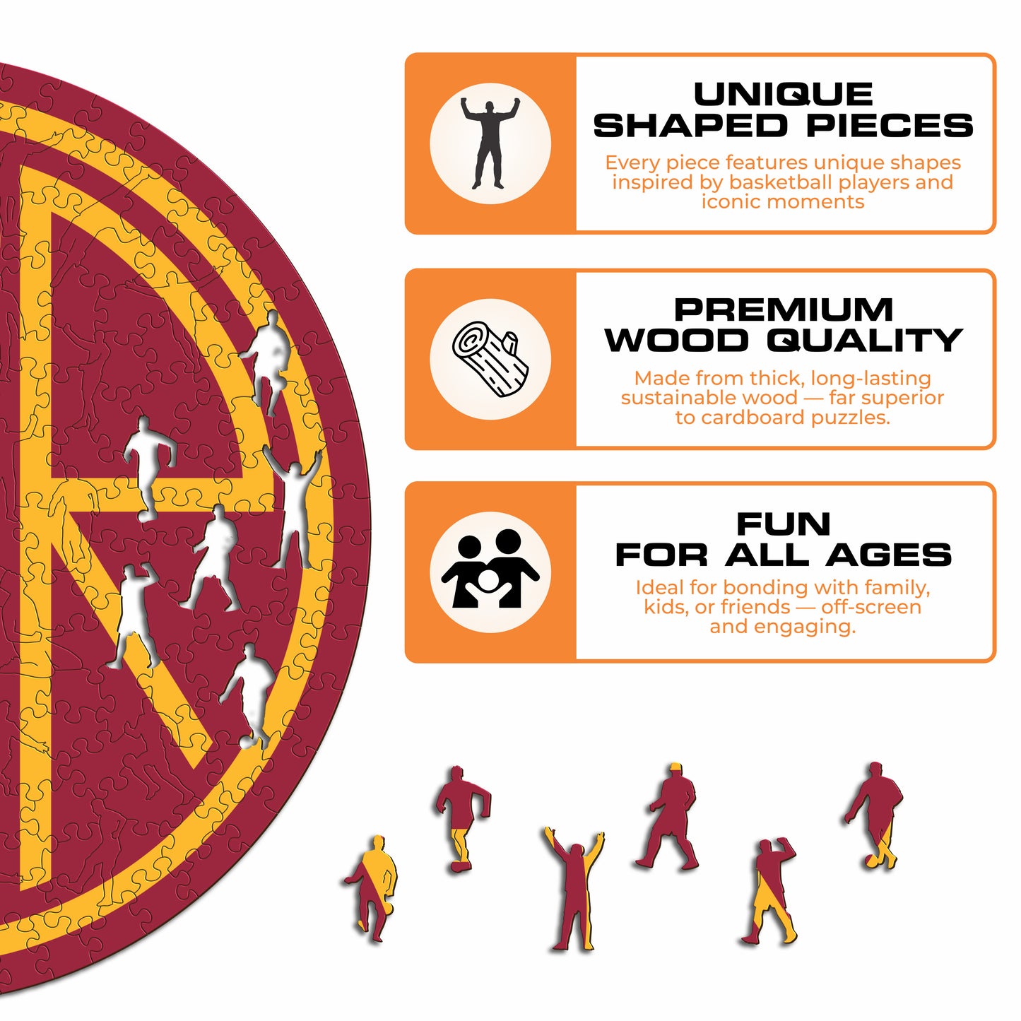 AS Roma® Logo Heritage - Wooden Puzzle