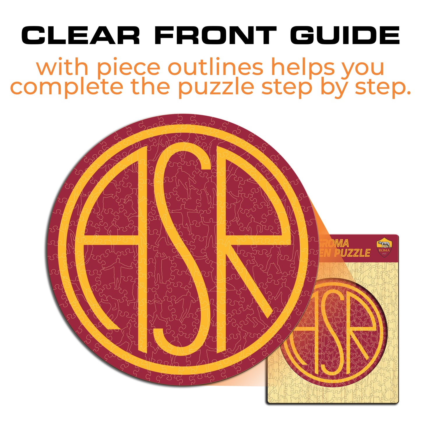 AS Roma® Logo Heritage - Wooden Puzzle