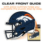 Capacete Denver Broncos™ - Quebra-cabeça de madeira 