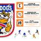 Western Bulldogs Retro Mascot - Wooden Puzzle