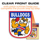 Western Bulldogs Retro Mascot - Wooden Puzzle
