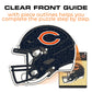 Capacete Chicago Bears™ - Quebra-cabeça de madeira 
