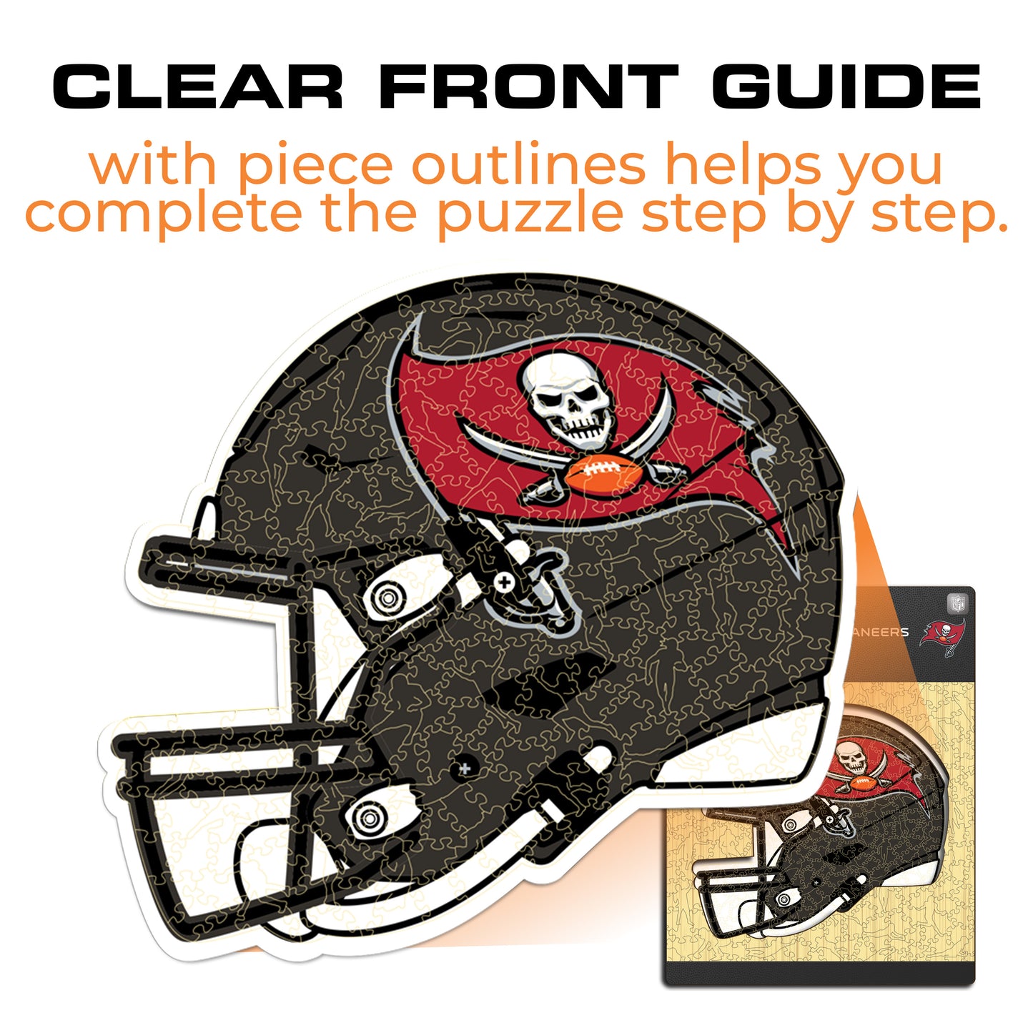 Tampa Bay Buccaneers™ Helmet - Wooden Puzzle
