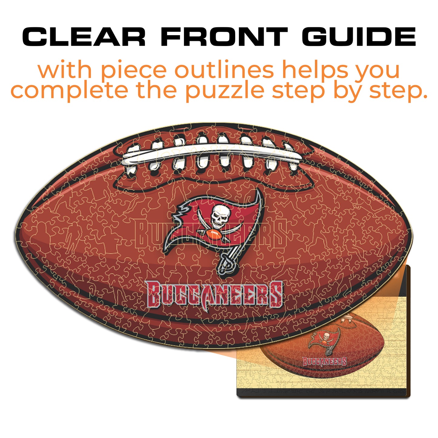 Tampa Bay Buccaneers™ Futebol Americano - Quebra-cabeça de Madeira 