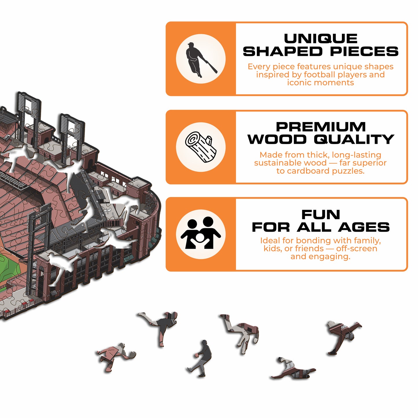 St. Louis Cardinals™ Busch Stadium - Wooden Puzzle