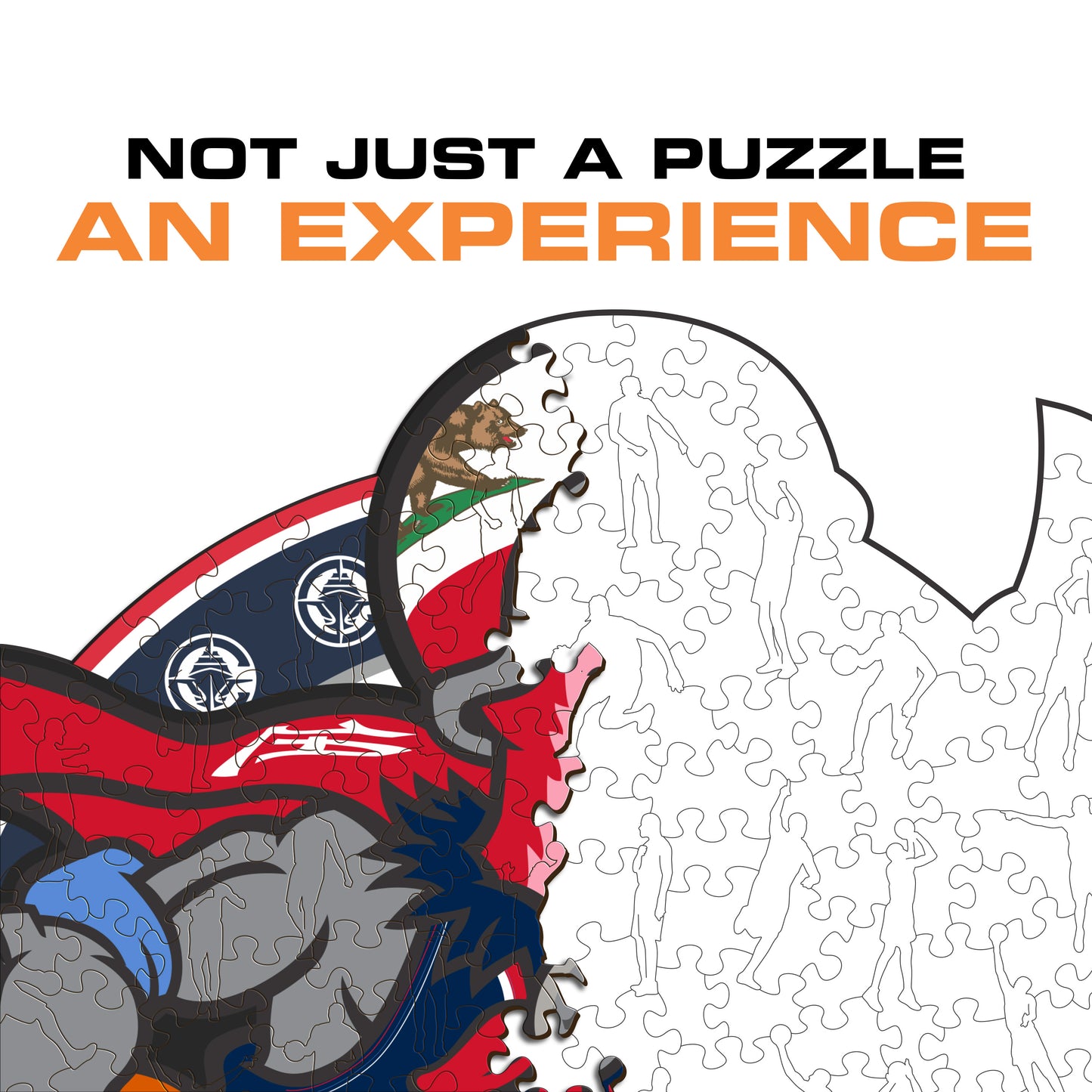 Los Angeles Clippers™ Mascot - Wooden Puzzle