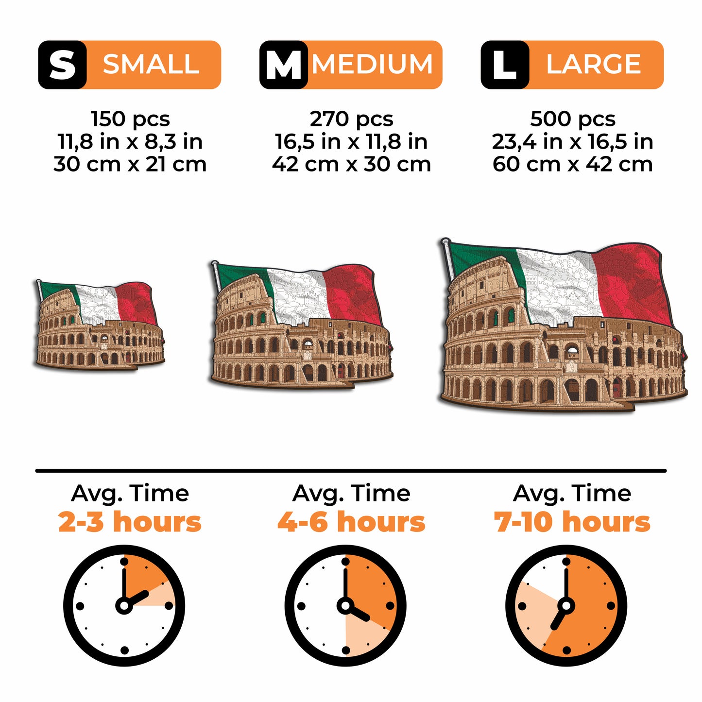 Colosseum - Wooden Puzzle