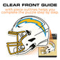 Capacete Los Angeles Chargers™ - Quebra-cabeça de madeira 