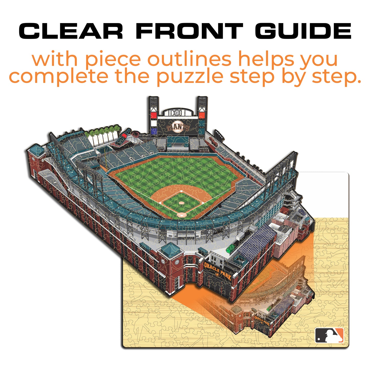 San Francisco Giants™ Oracle Park Stadium - Wooden Puzzle