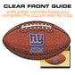 New York Giants™ Football - Wooden Puzzle