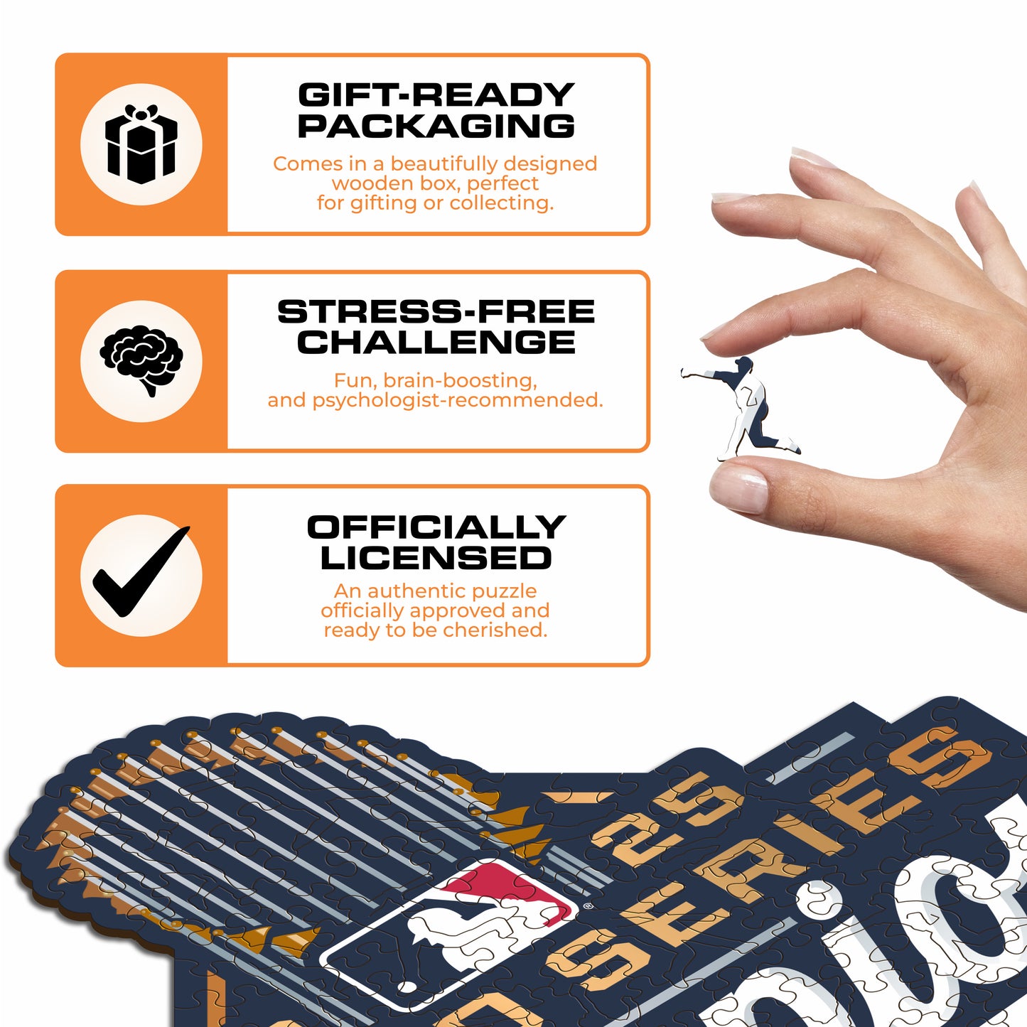 Los Angeles Dodgers™ 2025 World Series - Wooden Puzzle