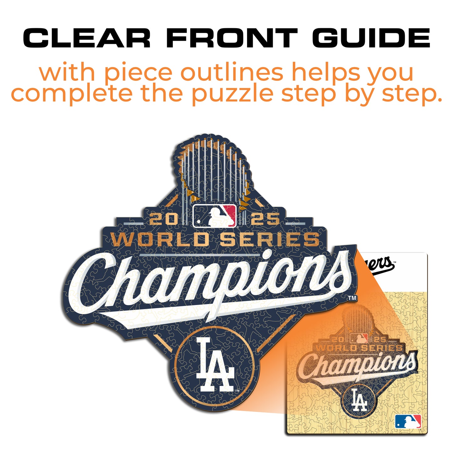 Los Angeles Dodgers™ 2025 World Series - Wooden Puzzle