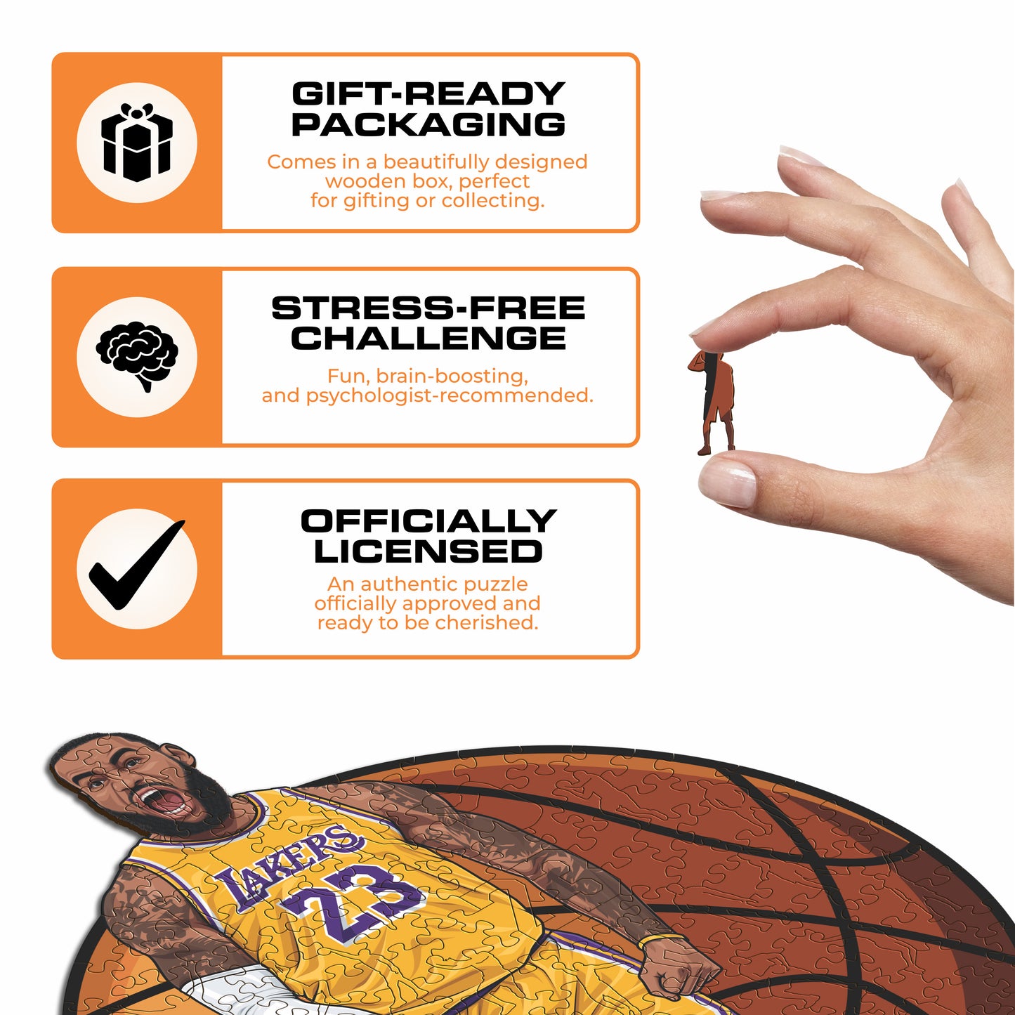 LeBron James - Wooden Puzzle