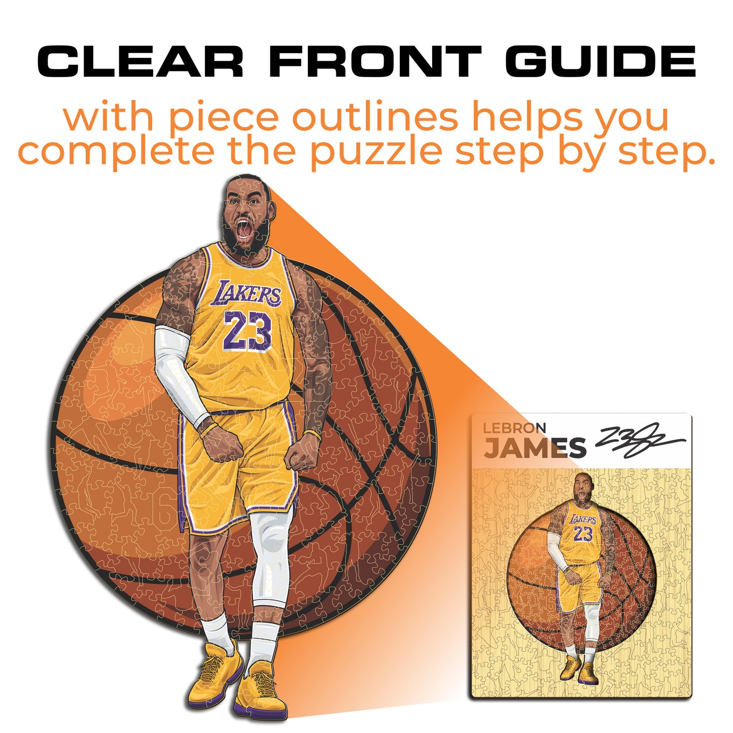 LeBron James - Wooden Puzzle