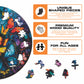 Magic Butterflies - Wooden Puzzle