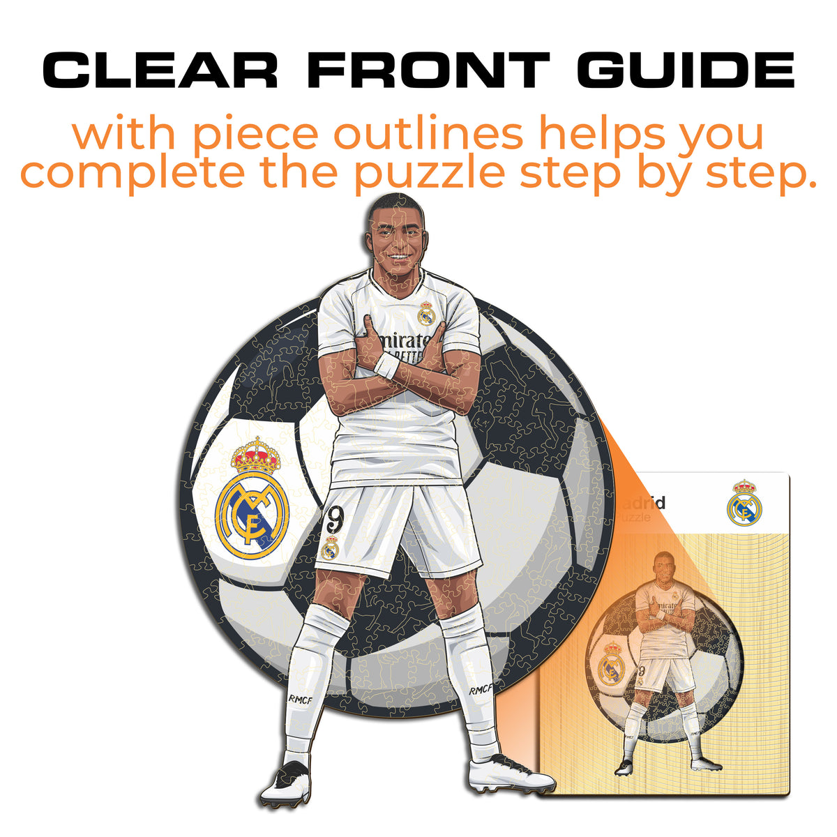 Kylian Mbappé Wooden Puzzle