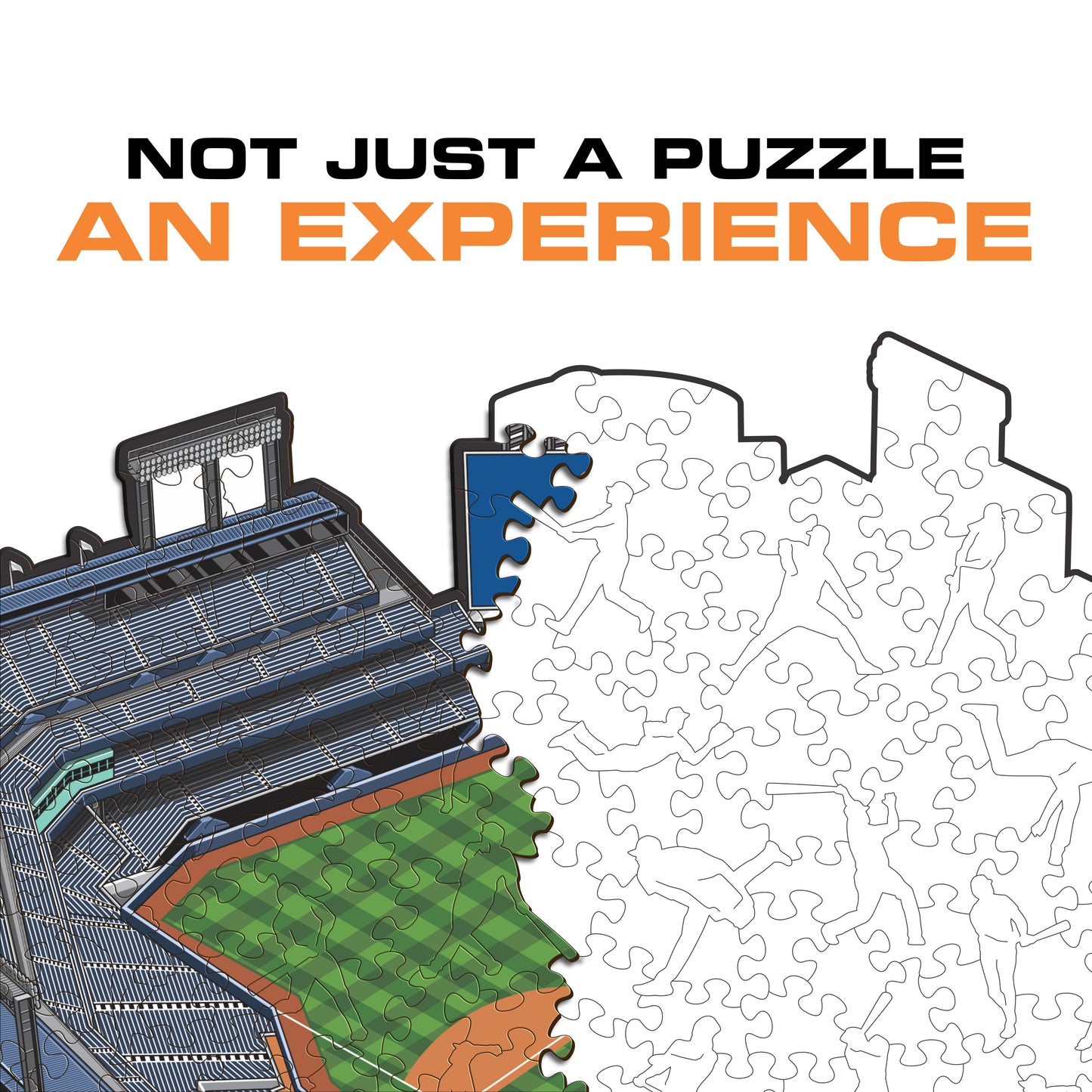 New York Mets™ Citi Field Stadium - Wooden Puzzle