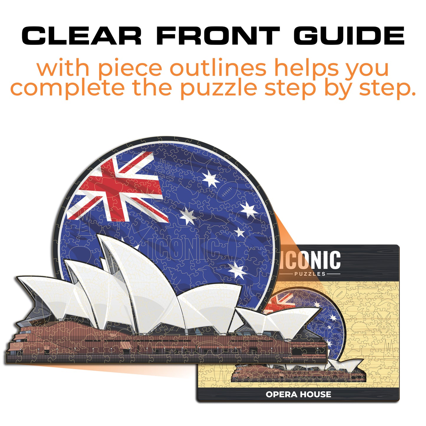 Sydney Opera House - Wooden Puzzle